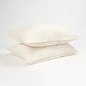 Bamboo & French Linen Pillowcases Natural