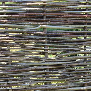 Capped Hazel Hurdle Fence Panel Premium Weave 6ft x 2ft