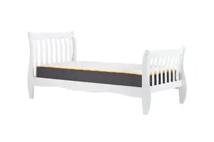 Birlea Belford Single Bed Frame In White