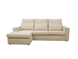 Soho High Back Left Hand  Facing Corner Sofa Beige