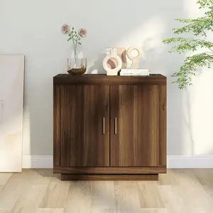 Jaylind Sideboard 80x40x75 cm Engineered Wood Brown Oak