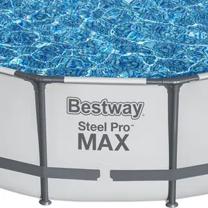 Bestway Steel Pro MAX™ Swimming pool with pump (L) 1.07m x (H) 457cm