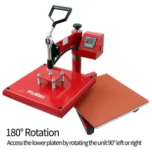 PixMax Heat Press Swing 38 x 38cm, Vinyl Cutter & Printer Sublimation Transfer Bundle