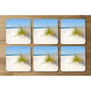 Square 6 Piece Coaster Set (Set of 6)