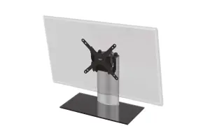 AVF Adjustable Tilt Universal Table Top Stand/Base, for TVs up to 32" - Black/Silver