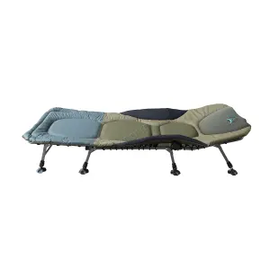 CARPZILLA Carp Fishing Bed Chair Bedchair Camping Heavy Duty 8 Adjustable Legs