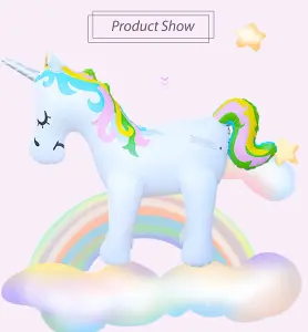 Fayton, 6FT Large Inflatable Unicorn Sprinkler