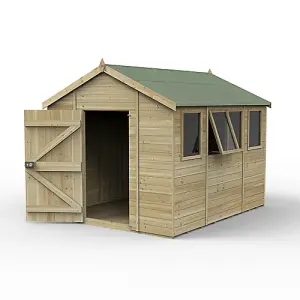 Timberdale 12x8  Apex Shed - Four Windows