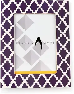 Penguin Home Photo Frame Criss - Cross Design