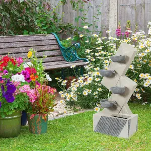 Four Bowls Cascading Water Feature