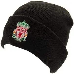 Liverpool FC Unisex Adult Knitted Cuff Crest Beanie