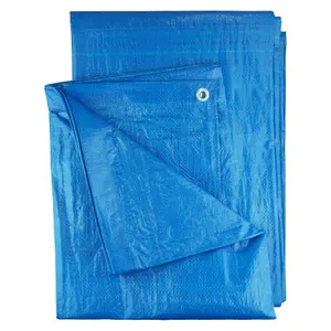 Waterproof tarpaulin for builders,camping,ground sheet,cover up sheeting MASSIVE 5mx6m