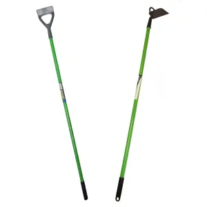 Garden Draw and Dutch Hoe Weeding Soil Digging Cultivating Weed Removal Tool