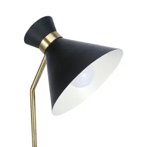 GoodHome Apennin Modern Matt Black Table light