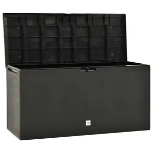 Berkfield Garden Storage Box Anthracite 114x47x60 cm