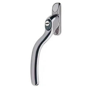 Timber Series Connoisseur Cranked Espag Window Handle - Polished Bronze (Left Hand)