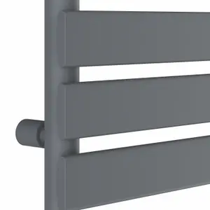 Right Radiators 1200x450 mm Designer Flat Panel Heated Towel Rail Radiator Bathroom Warmer Heating Sand Grey