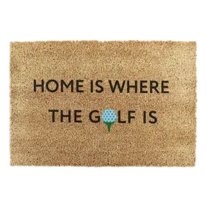 Home Is Where The Golf Is Doormat (90 x 60cm)