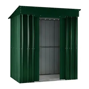 5 x 3 Pent Metal Garden Shed - Heritage Green (5ft x 3ft / 5' x 3' / 1.5m x 1.0m)