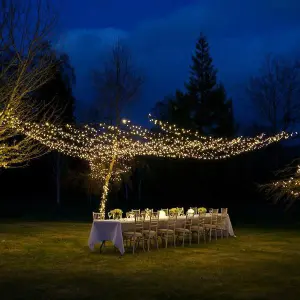 Garden Trading Outdoor Indoor 25m Cluster Wire Lights IP44 Micro LED Fairy Light