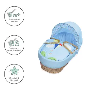 Kinder Valley Tiny Ted Palm Kite Blue Moses Basket