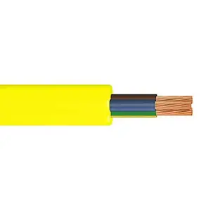 Time Yellow 3-core Arctic Cable 1.5mm² x 10m