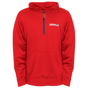 Caterpillar - Guardian Quarter Zip Hoodie - Red - Small