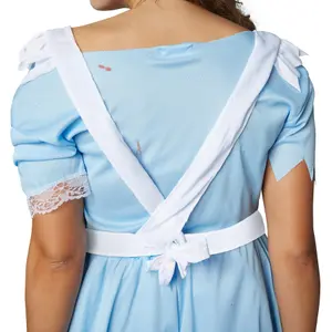 Zombie Alice - Halloween fancy dress costume for women - white/blue M