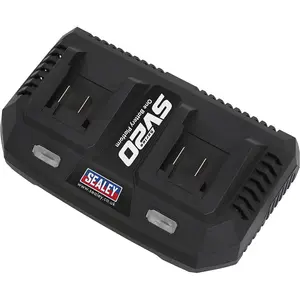 20V Dual Battery Charger for SV20 Series Lithium-ion Batteries - 230V Supply