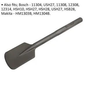 Bosch 110 x 500mm Clay Breaker Spade Bit - Impact Chisel for Various Models