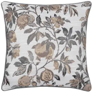 Wylder Pomegranate Floral Jacquard Feather Rich Cushion