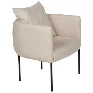 Armchair MALMOS Fabric Light Beige