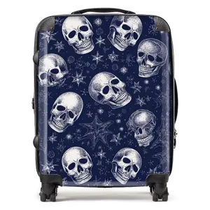 Evening Skulls And Stars Suitcase - Large