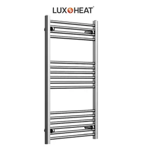 Towel Radiator Rail 1000 x 600 for Central Heating with Chrome Finish