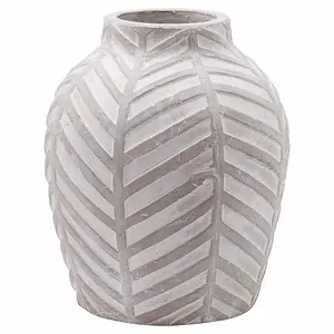 UK Homeliving Bloomville  Stone Vase