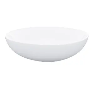 Nes Home 410mm Large Round Cloakroom Stand Alone Counter Top Basin Sink Bowl