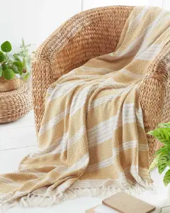 Recycled Plastic Throw / Blanket Diamond Pattern