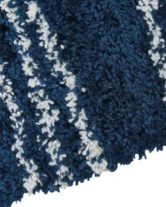 Shaggy Area Rug 200 x 300 cm Blue and White TASHIR