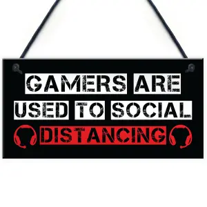 Funny Gaming Sign For Boys Bedroom Man Cave Novelty Gift For Him Lockdown Gift