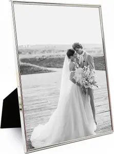 PF&A Silver Plated Fine Photo Frame - 10x8