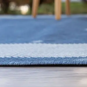 Ecology Collection Outdoor Rugs in Blue  200blu