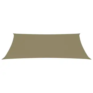 Berkfield Sunshade Sail Oxford Fabric Rectangular 4x7 m Beige