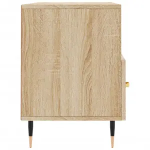 Berkfield TV Cabinet Sonoma Oak 102x36x50 cm Engineered Wood