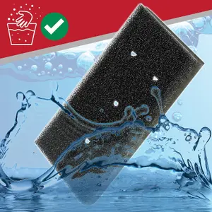 SPARES2GO Tumble Dryer Foam Filter compatible with Whirlpool / Bauknecht Heat Pump Sponge Pads (Pack of 4)