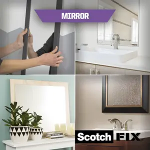 3M Scotch-Fix Mirror Beige Mounting Tape (L)1.5m (W)19mm