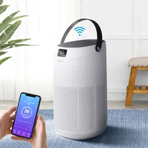 Igenix IGPK27 Smart WIFI Air Purifier with Smart Features, 2 H13 HEPA Filters Included