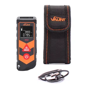 Vaunt V1501005 40m Red Beam Laser Distance Measure & Curve Measure with Scroller