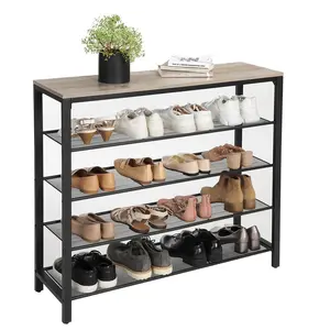 16 Pair Shoe Storage Bench Greige