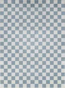 CHELSEA Machine Washable Checkered Area Rug 160 x 213 cm