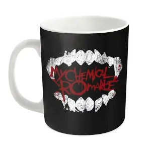 My Chemical Romance Fangs Mug Black/White/Red (One Size)